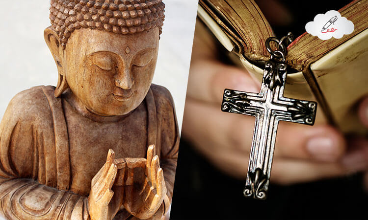 Common and Distinctive Features of Buddhism and Christianity